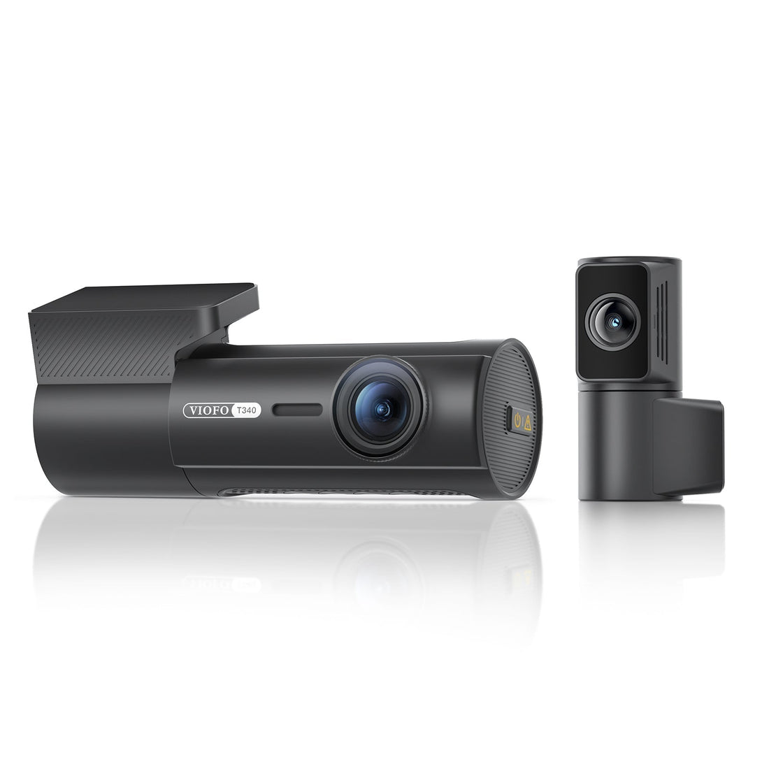 VIOFO T340 3CH dash cam front unit with separate rear camera module