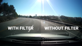 BlackVue CPL Filter BF-1 footage comparison with and without filter
