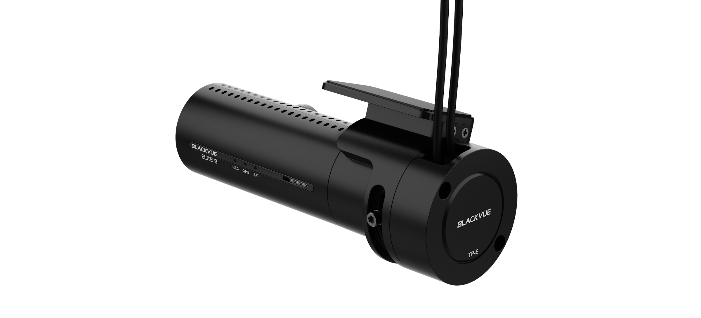 BlackVue TP-E tamper-proof case — angled view