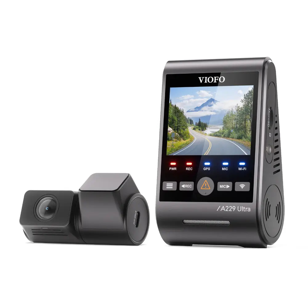 VIOFO A229 Ultra 2CH 4K front and 4K rear dash cam