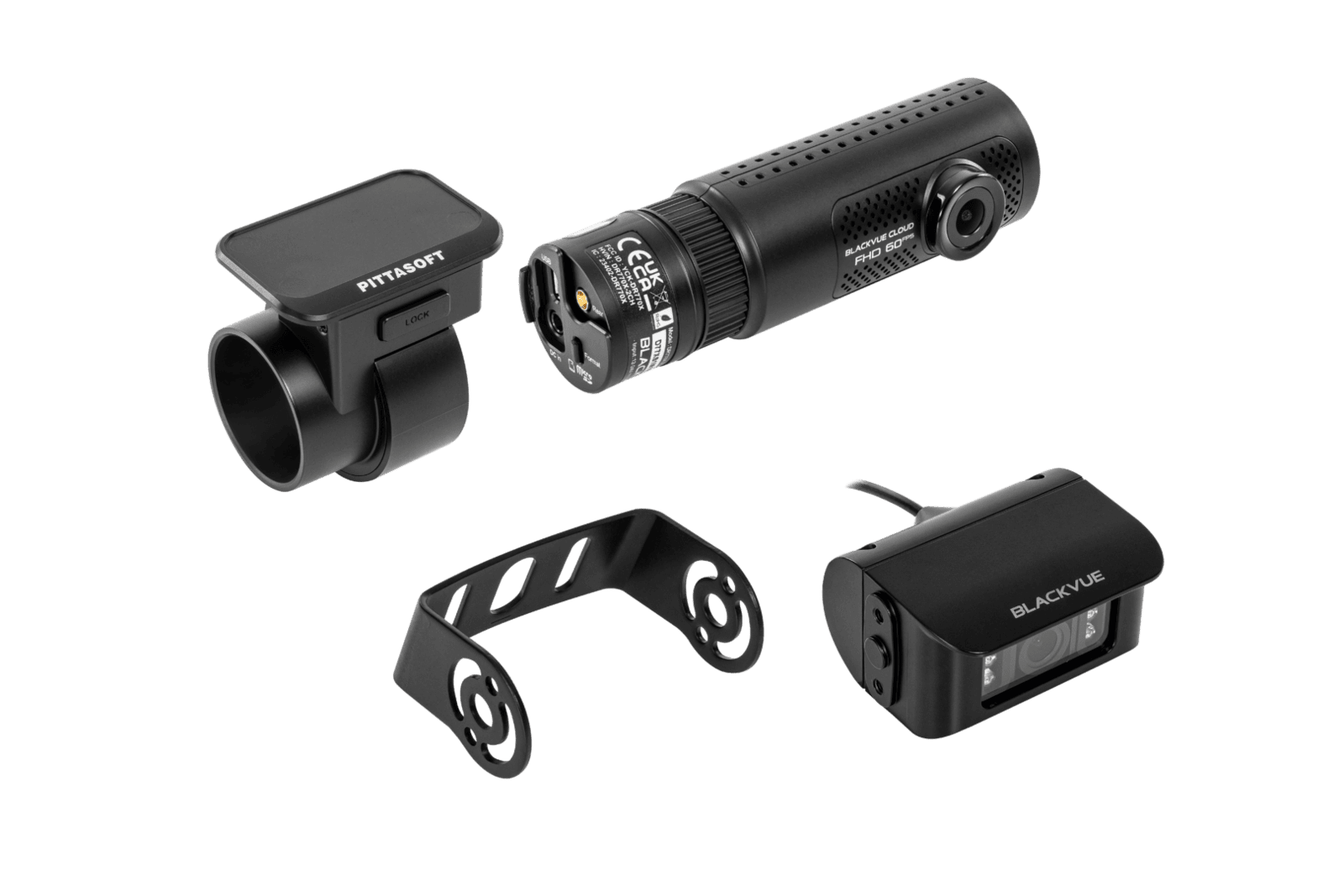 BlackVue DR770X-2CH II TRUCK dash cam mounted for heavy vehicles and trailers