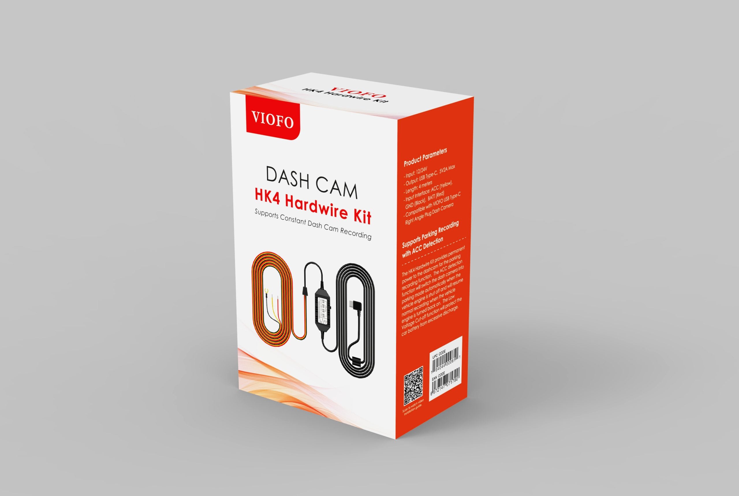 VIOFO HK4 Type-C hardwire kit for dash cams