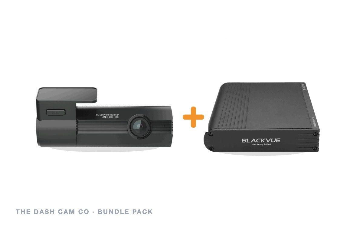 BlackVue Elite 8 1CH + B-130A battery bundle - The Dash Cam Co