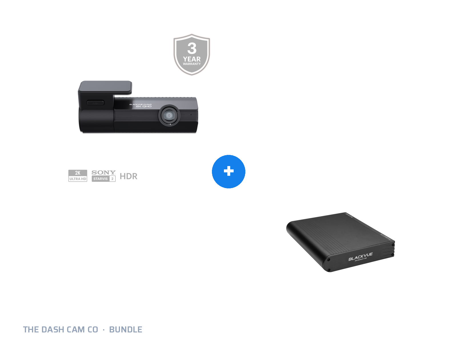 BlackVue Elite 8 1CH and B-130A Ultra Battery bundle