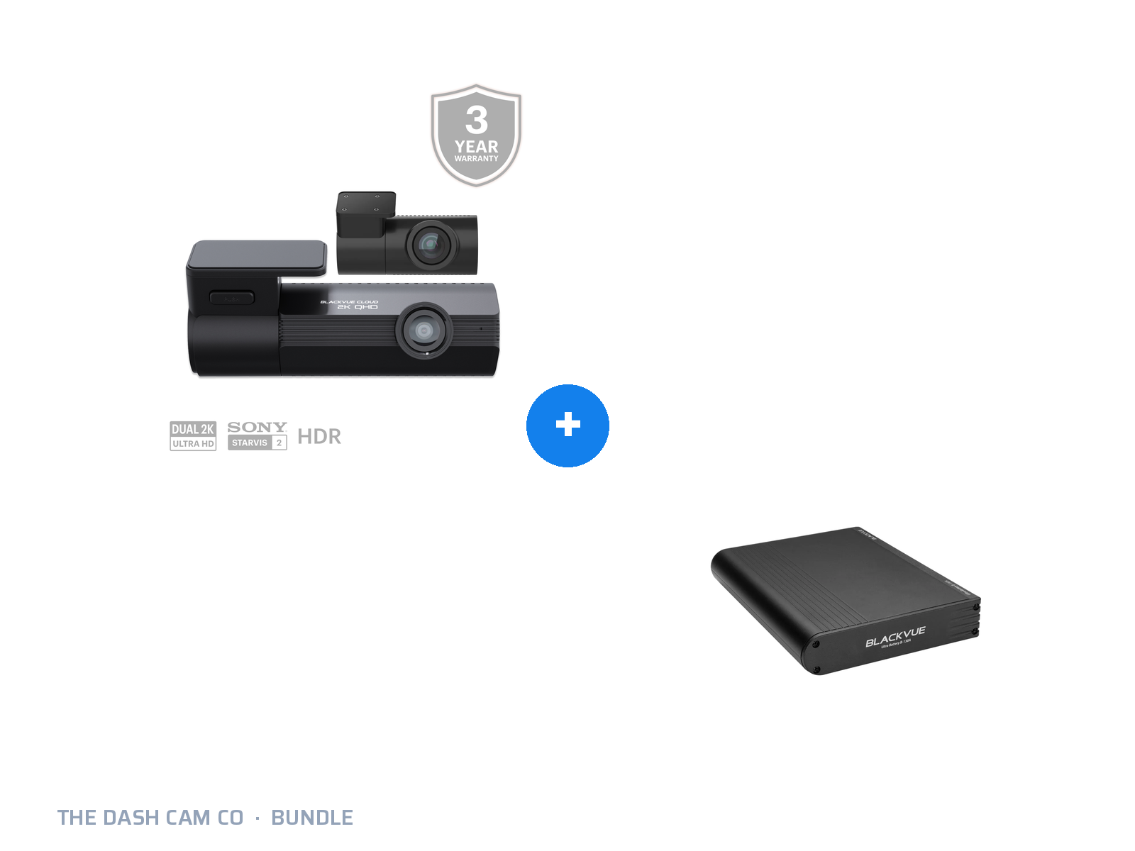 BlackVue Elite 8 2CH and B-130A Ultra Battery bundle