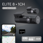 BlackVue Elite 8 2CH 2K front and rear dash cam hero