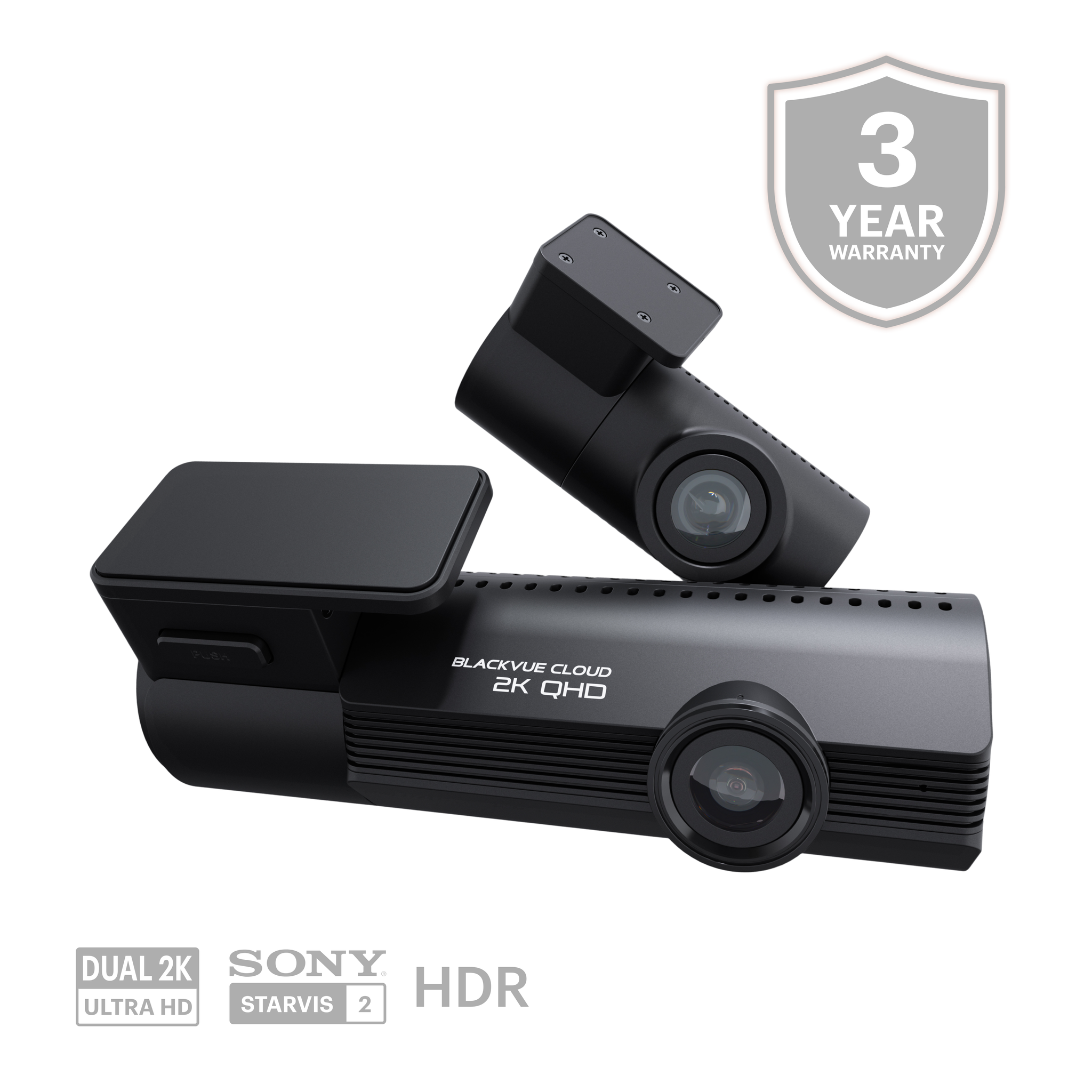 BlackVue Elite 8 2CH front and rear cameras