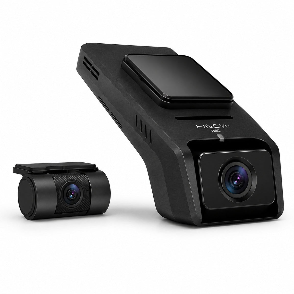 FineVu GX1600 2CH dash cam, 4K front camera and 2K rear camera
