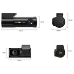VIOFO T330 compact screenless dash cam size