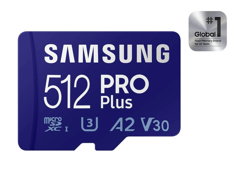 Samsung Pro Plus microSD card 512GB
