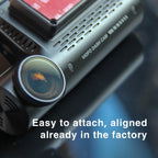 VIOFO CPL-200 filter fitted to a VIOFO dash cam lens, aligned at the factory