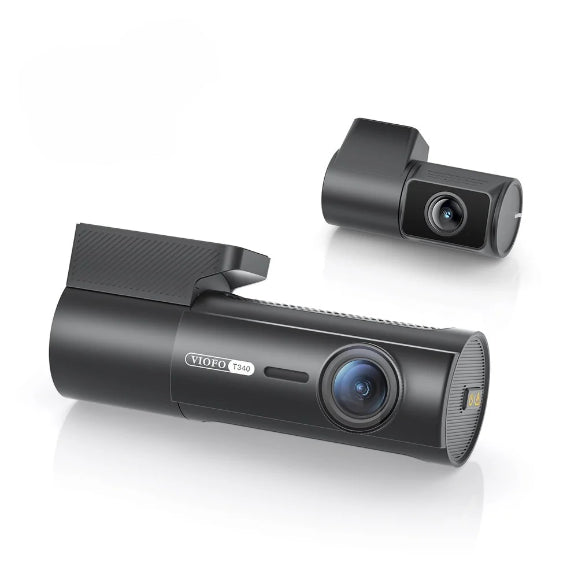 VIOFO T340 3CH screenless 4K dash cam with built-in infrared cabin camera