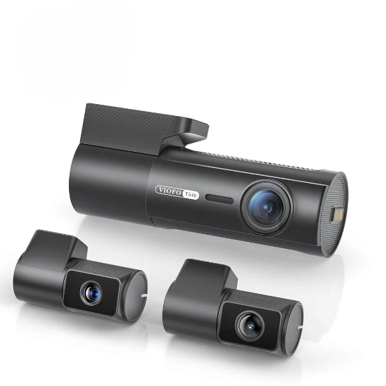 VIOFO T340 4CH screenless 4K dash cam with cabin, telephoto and rear